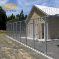 Steel horizontal prison fence, anti theft clearvu fencing